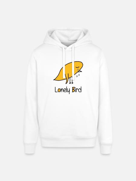 Lonely Bird - Stanley/Stella SOUNDER Unisex Hoodie - white