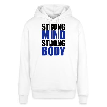 Strong - Stanley/Stella Unisex Hoodie SOUNDER - Weiß - Vorne - Alina (178cm) & Michal (187cm)