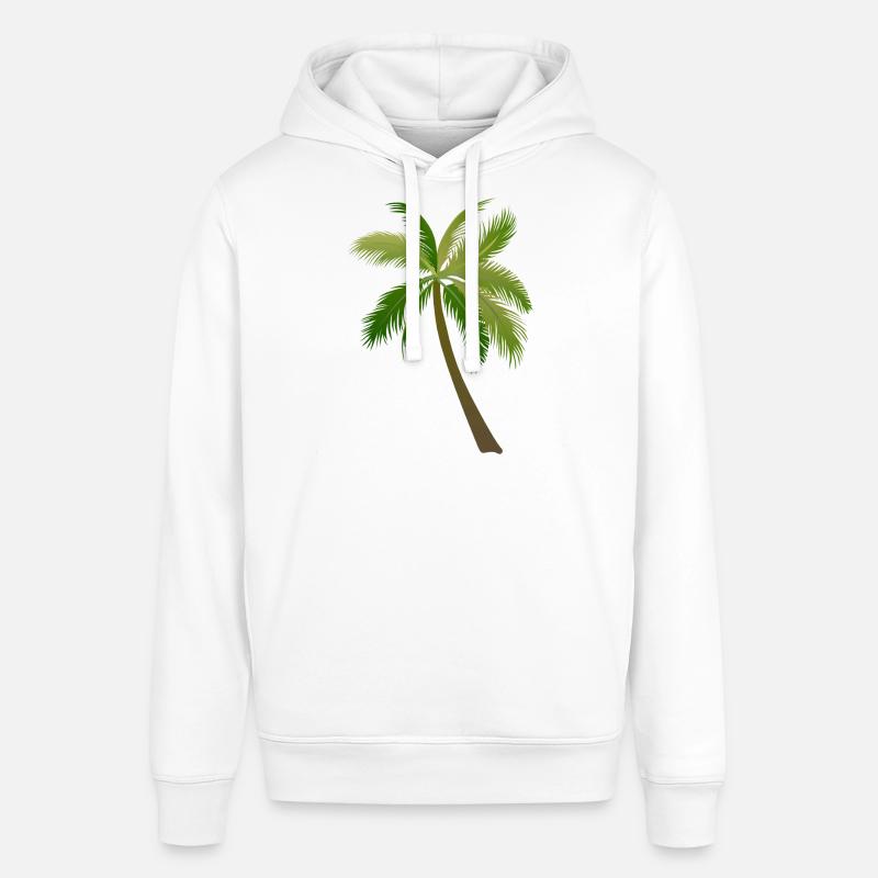 palmier arbre palmiers - Sweat à capuche SOUNDER Stanley/Stella Unisexe - blanc