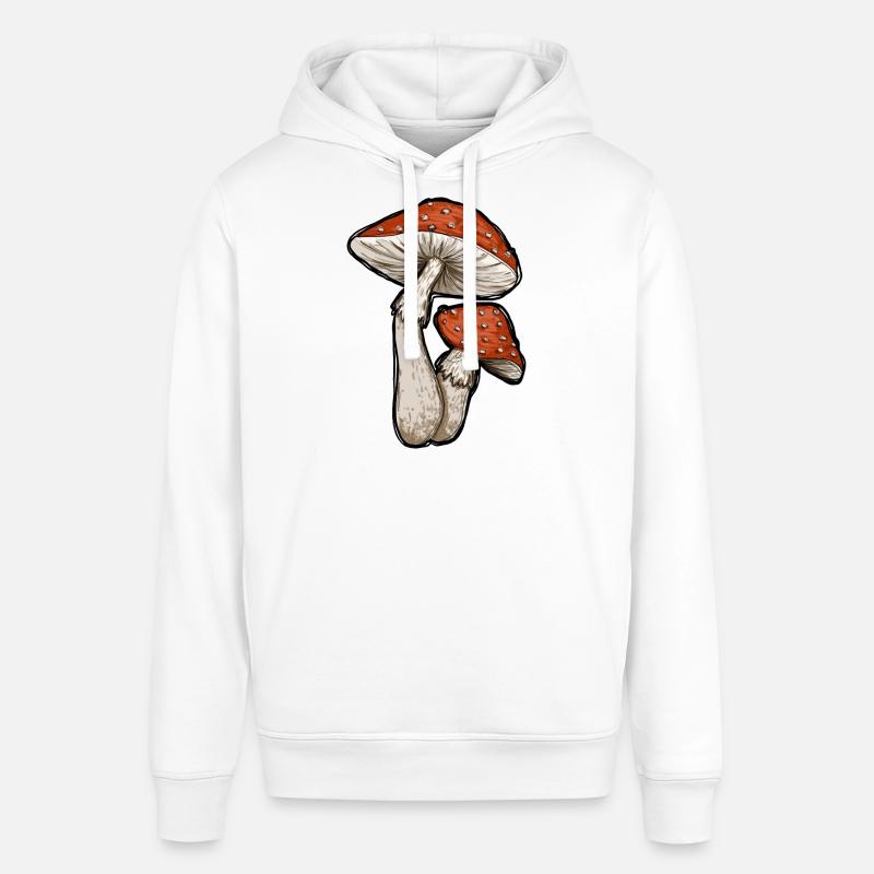 Toadstools Illustration - Sweat à capuche SOUNDER Stanley/Stella Unisexe - blanc