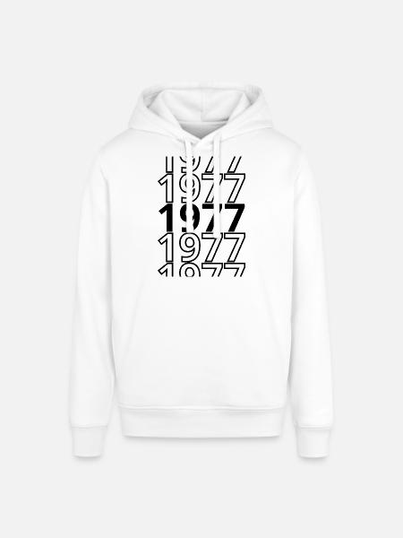1977 1977 1977 - Stanley/Stella SOUNDER Unisex Hoodie - white