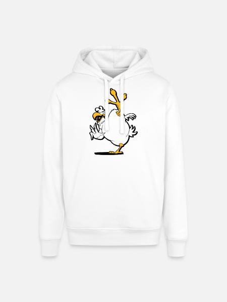 kung_fu_chicken - Stanley/Stella SOUNDER Unisex Hoodie - white
