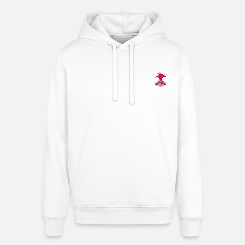 Trolls Coquelicot Design Brodé - Sweat à capuche SOUNDER Stanley/Stella Unisexe - blanc