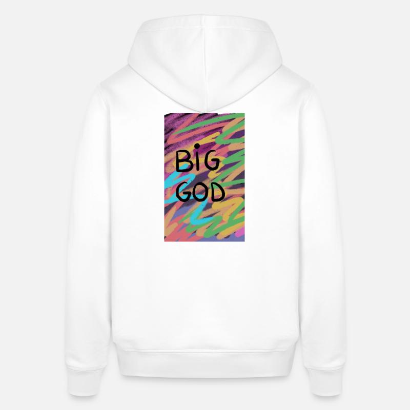 Big God Retro - Sweat à capuche SOUNDER Stanley/Stella Unisexe - blanc