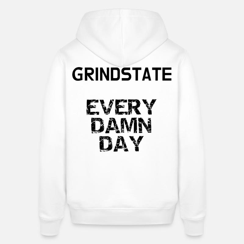 GRINDSTATE - Sweat à capuche SOUNDER Stanley/Stella Unisexe - blanc