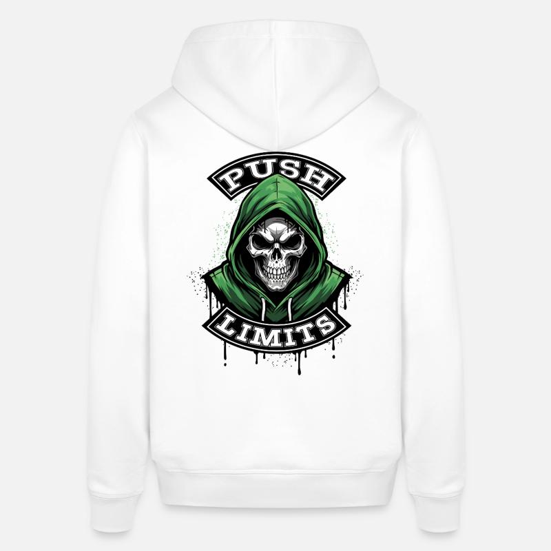 PUSH LIMITS - Sweat à capuche SOUNDER Stanley/Stella Unisexe - blanc