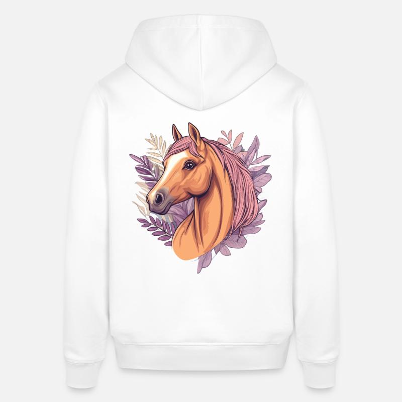 Cheval - Sweat à capuche SOUNDER Stanley/Stella Unisexe - blanc