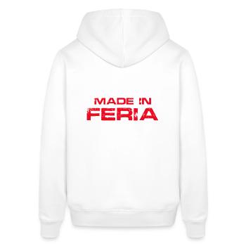 Made in Feria - Stanley/Stella SOUNDER Unisex Hoodie - white - Back - Alina (178cm)