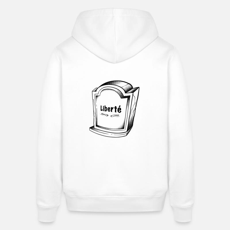 Mort de la liberté - Sweat à capuche SOUNDER Stanley/Stella Unisexe - blanc