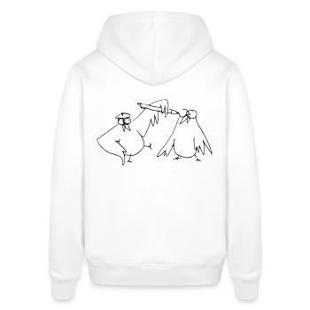 VOGI ! Art - Sweat à capuche SOUNDER Stanley/Stella Unisexe - blanc - Dos - Alina (178cm)