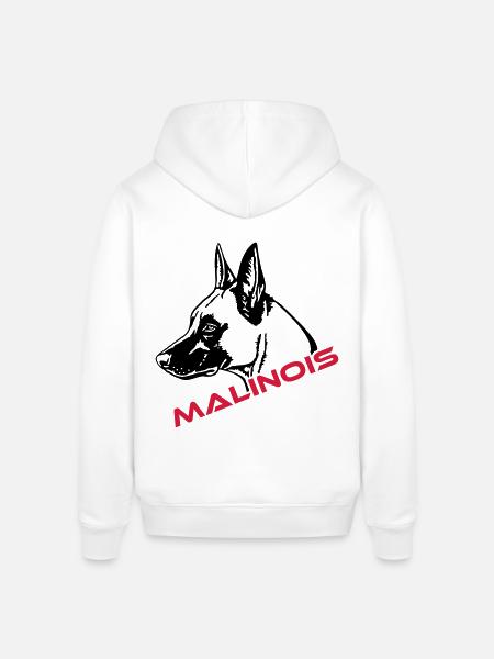 536 Malinois - Stanley/Stella Unisex Hoodie SOUNDER - Weiß