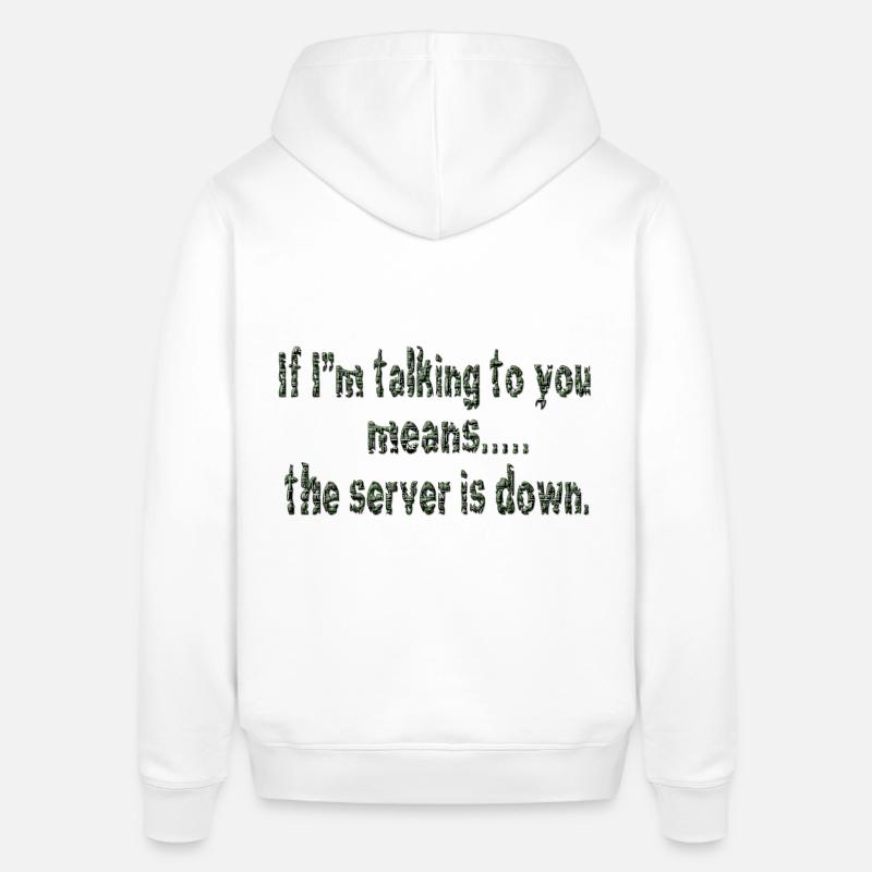 Hacking hacker hacker computer cybersecurity - Stanley/Stella SOUNDER Unisex Hoodie - white