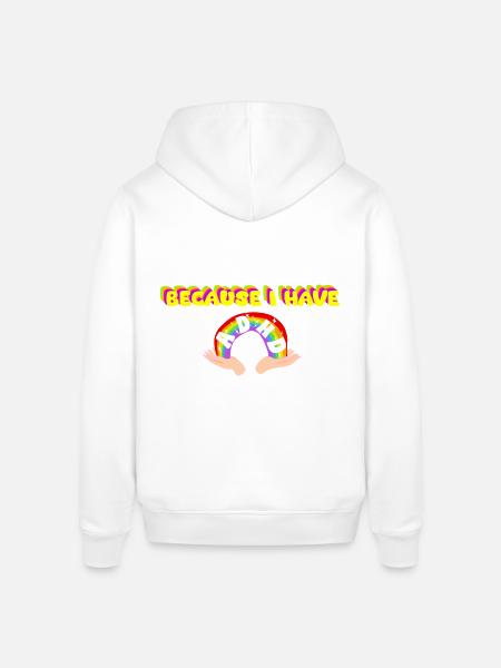 Neurodivergent Queen - Stanley/Stella SOUNDER Unisex Hoodie - white
