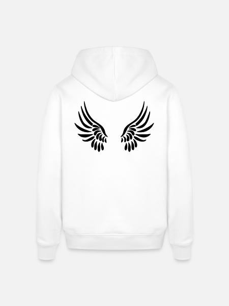 LIKE A BIRD - Stanley/Stella SOUNDER Unisex Hoodie - white