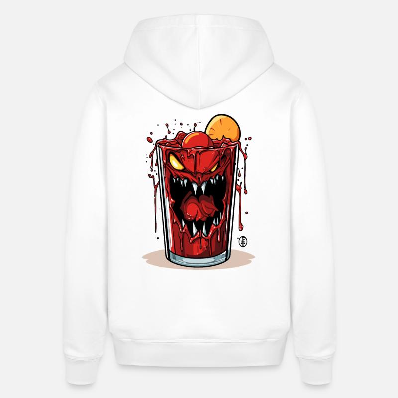 Jus de tomate Monster Mary - Sweat à capuche SOUNDER Stanley/Stella Unisexe - blanc