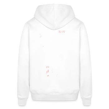 Currywurst allemande - Sweat à capuche SOUNDER Stanley/Stella Unisexe - blanc - Dos - Alina (178cm)