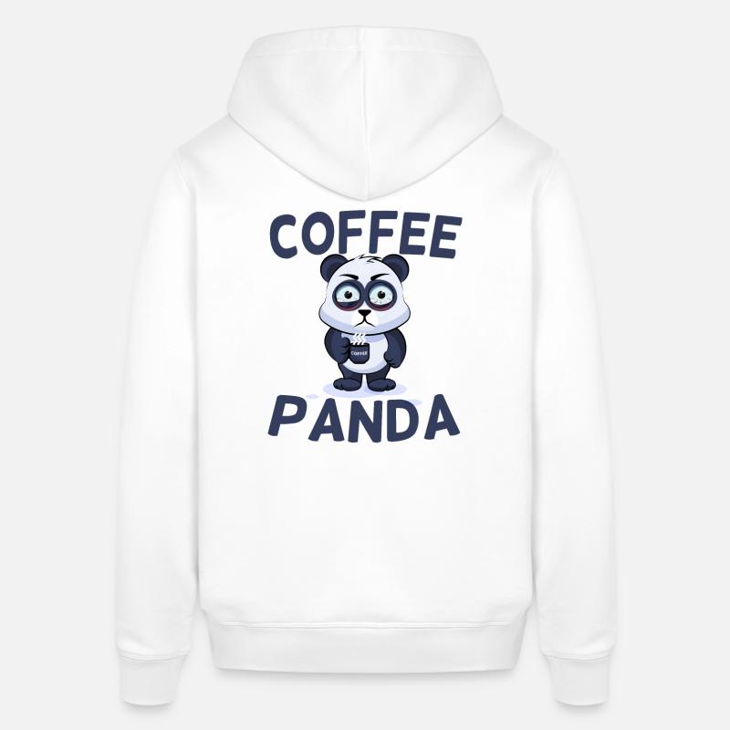 Café Panda - Sweat à capuche SOUNDER Stanley/Stella Unisexe - blanc