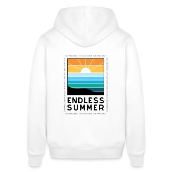 ENDLESS SUMMER - Stanley/Stella SOUNDER Unisex Hoodie - white - Back - Alina (178cm)