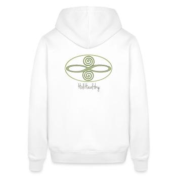HoliHealthy - Stanley/Stella SOUNDER Unisex Hoodie - white - Back - Alina (178cm)