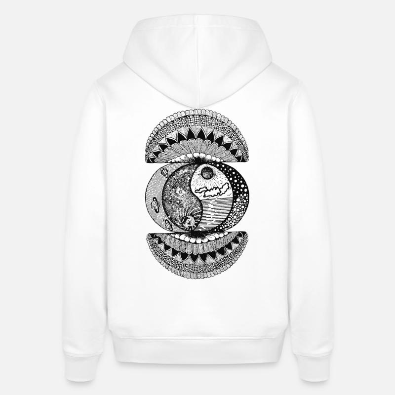 Modèle 2 - Sweat à capuche SOUNDER Stanley/Stella Unisexe - blanc