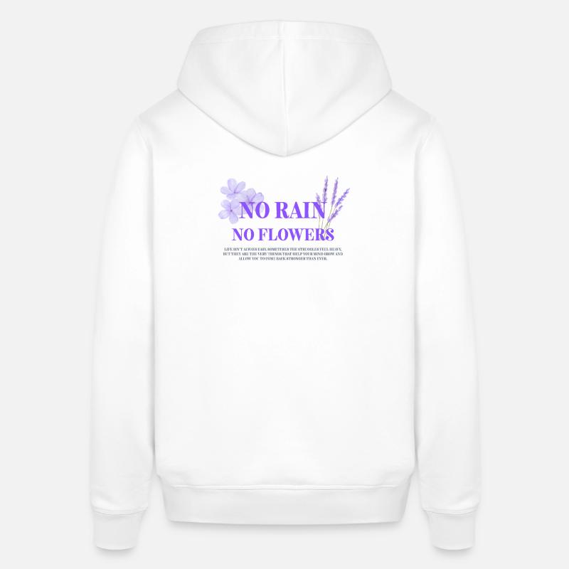 Pas de pluie, pas de fleurs - Sweat à capuche SOUNDER Stanley/Stella Unisexe - blanc