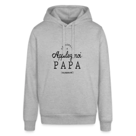 Maquette de Sweat à capuche SOUNDER Stanley/Stella Unisexe « T-Shirt 'Moi, c'est Papa Maintenant !' - Annonce Naissance » à imprimer et personnaliser