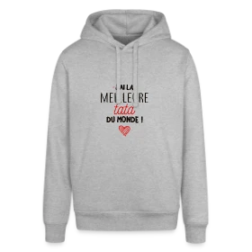 Maquette de Sweat à capuche SOUNDER Stanley/Stella Unisexe « T-Shirt La Meilleure Tata du Monde » à imprimer et personnaliser