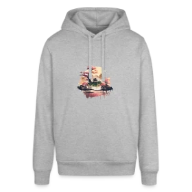 Maquette de Sweat à capuche SOUNDER Stanley/Stella Unisexe « T-shirt Paysage Japonais Onirique » à imprimer et personnaliser