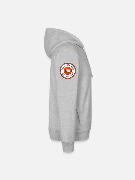 Post fuer dich dreifarbig - Stanley/Stella Unisex Hoodie SOUNDER - Grau meliert