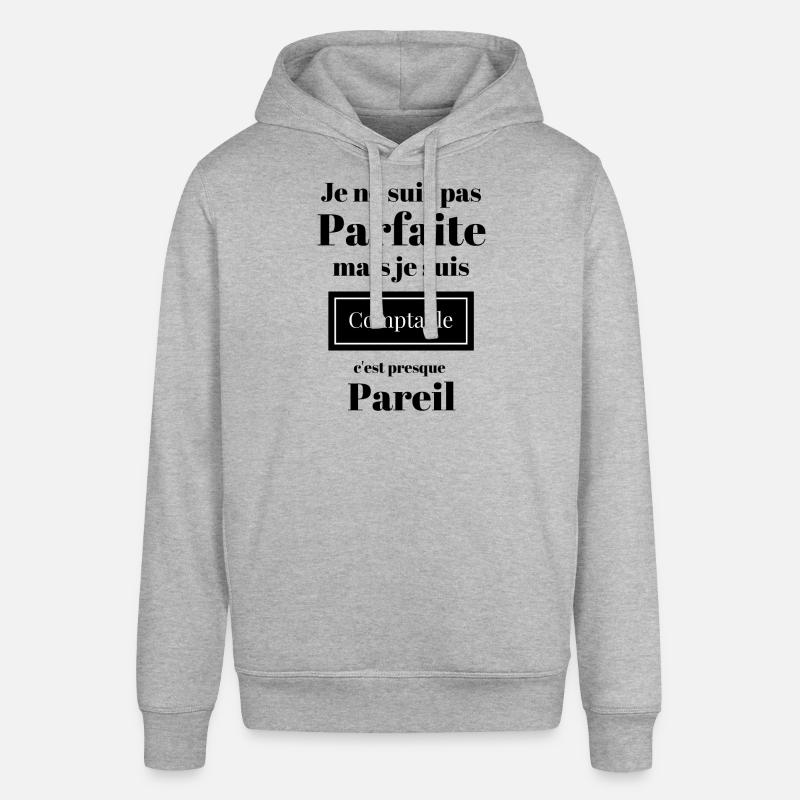 Femme comptable presque parfaite - Sweat à capuche SOUNDER Stanley/Stella Unisexe - gris chiné