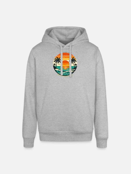 Endless Summer: Sea, Sun & Vibes - Stanley/Stella SOUNDER Unisex Hoodie - heather grey