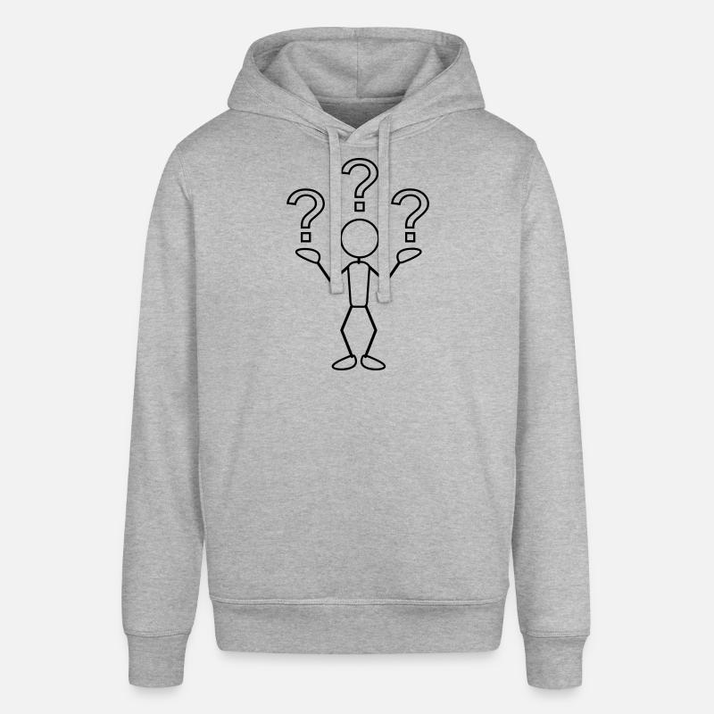 greyman_with_problems_1c - Sweat à capuche SOUNDER Stanley/Stella Unisexe - gris chiné