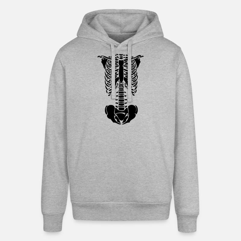 squelette - Sweat à capuche SOUNDER Stanley/Stella Unisexe - gris chiné
