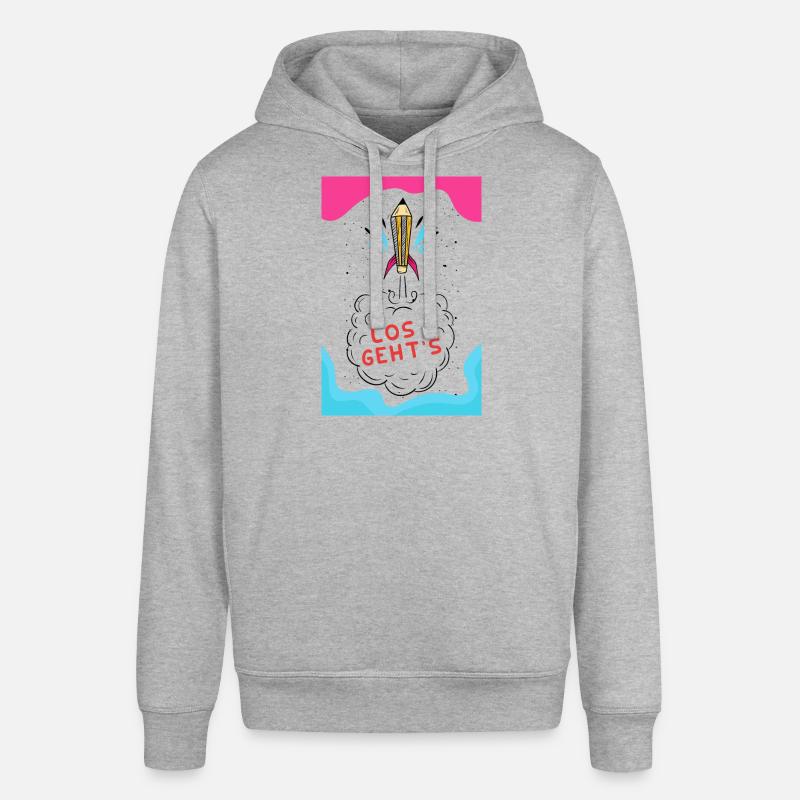 L'école peut venir - Sweat à capuche SOUNDER Stanley/Stella Unisexe - gris chiné