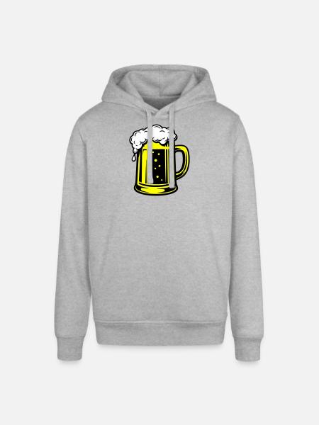 Beer Mug Symbol Beer - Stanley/Stella SOUNDER Unisex Hoodie - heather grey