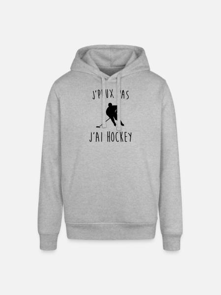 j'peux pas j'ai hockey - Sweat à capuche SOUNDER Stanley/Stella Unisexe - gris chiné