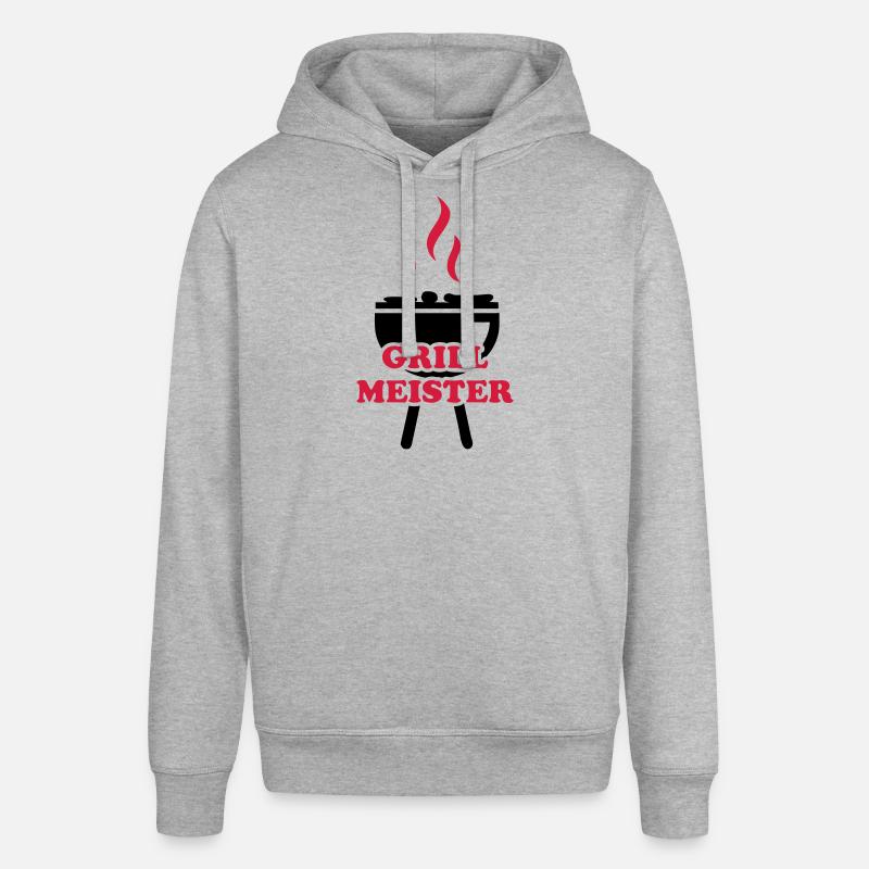 Maître de gril - Sweat à capuche SOUNDER Stanley/Stella Unisexe - gris chiné