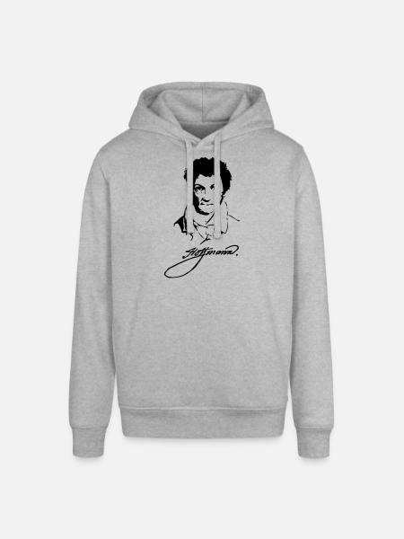Herren-Shirt "E.T.A. Hoffmann"" - Stanley/Stella Unisex Hoodie SOUNDER - Grau meliert
