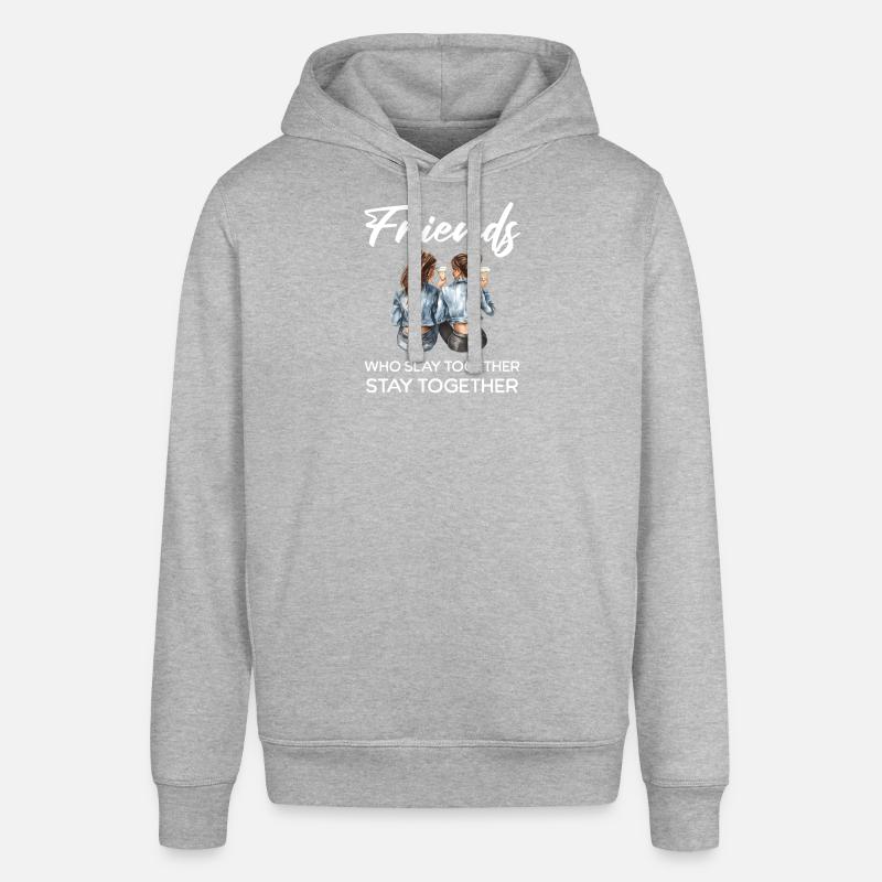 Les amis tuent ensemble - Sweat à capuche SOUNDER Stanley/Stella Unisexe - gris chiné