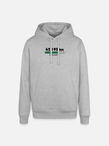 Marathon in progress - Stanley/Stella SOUNDER Unisex Hoodie - heather grey