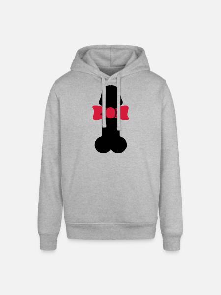 Penis gift, Sir Dick - Stanley/Stella SOUNDER Unisex Hoodie - heather grey
