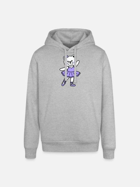 Bear ballet - Stanley/Stella SOUNDER Unisex Hoodie - heather grey