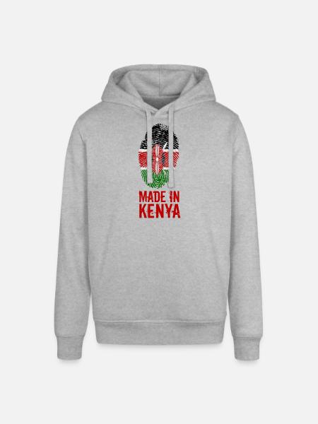 Made In Kenya / Kenya - Stanley/Stella SOUNDER Unisex Hoodie - heather grey