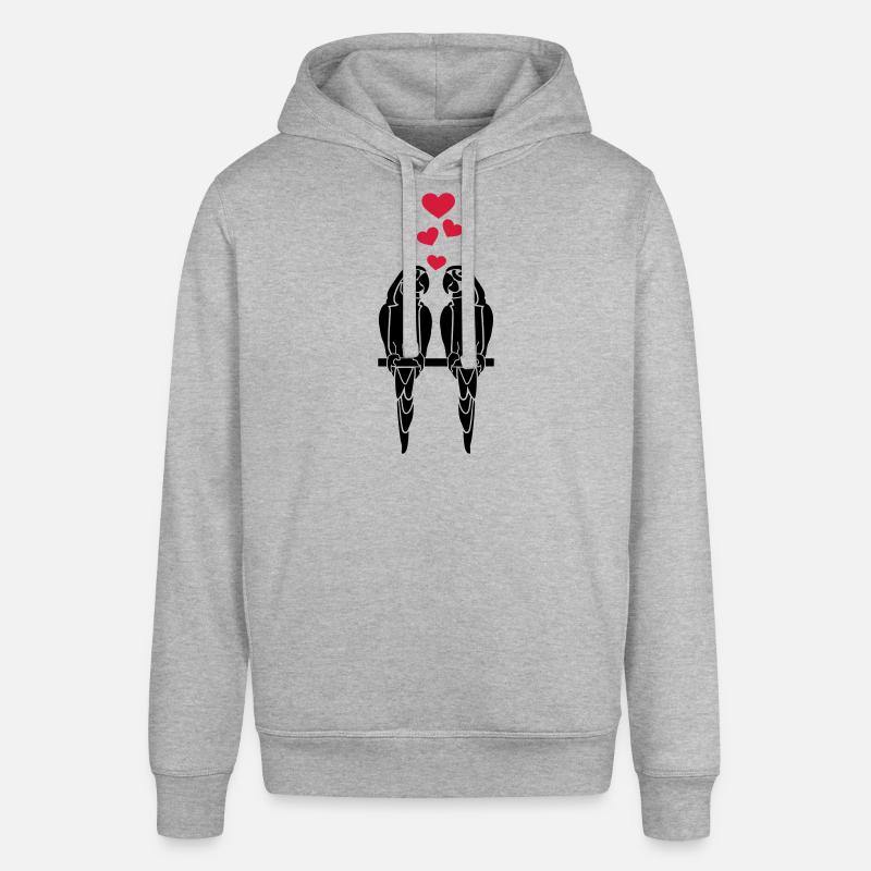 Perroquet - Sweat à capuche SOUNDER Stanley/Stella Unisexe - gris chiné