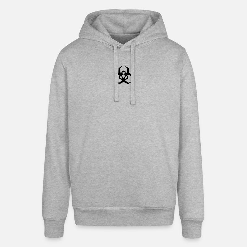 Angular Biohazard Symbole - Sweat à capuche SOUNDER Stanley/Stella Unisexe - gris chiné