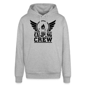 camping__crew - Stanley/Stella Unisex Hoodie SOUNDER - Grau meliert - Vorne - Alina (178cm) & Michal (187cm)
