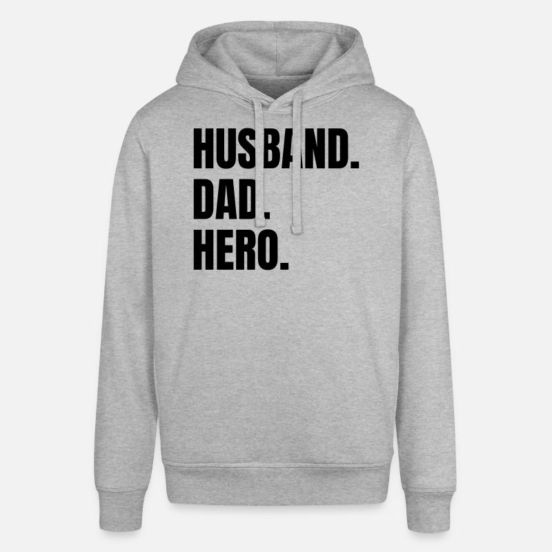 Husband Dad Hero - Sweat à capuche SOUNDER Stanley/Stella Unisexe - gris chiné