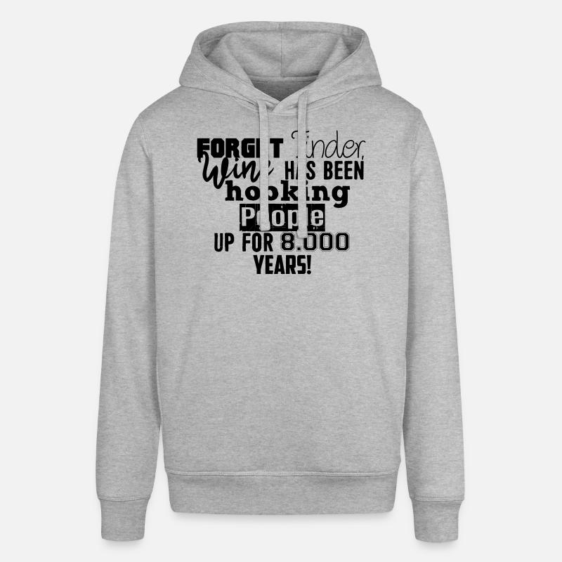 Forget Tinder ... - Sweat à capuche SOUNDER Stanley/Stella Unisexe - gris chiné