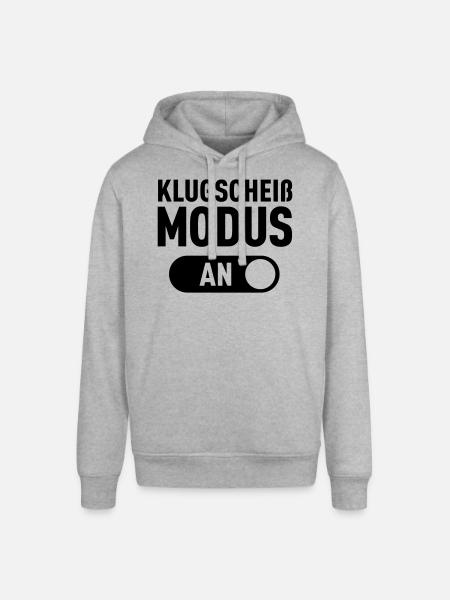 Klugscheiß Modus (An) - Stanley/Stella Unisex Hoodie SOUNDER - Grau meliert
