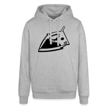 Iron - Stanley/Stella SOUNDER Unisex Hoodie - heather grey - Front - Alina (178cm) & Michal (187cm)